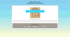 Desktop Screenshot of ideo-gene.net